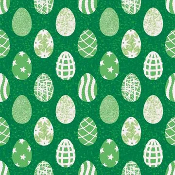 Easter seamless pattern with eggs for wallpaper and fabrics and textiles Illustrazione stock