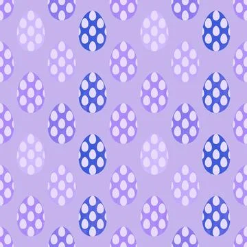 Easter seamless pattern with eggs for wallpaper and fabrics and textiles Illustrazione stock