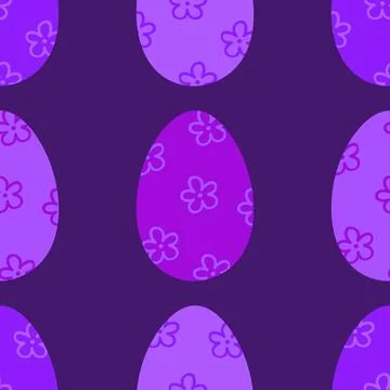 Easter seamless pattern with eggs for wallpaper and fabrics and textiles Foto stock