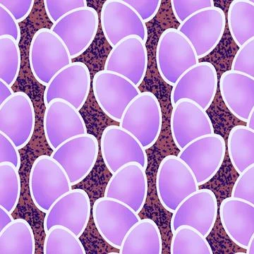 Easter seamless pattern with eggs for wallpaper and fabrics and textiles Foto stock