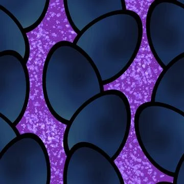 Easter seamless pattern with eggs for wallpaper and fabrics and textiles Foto stock