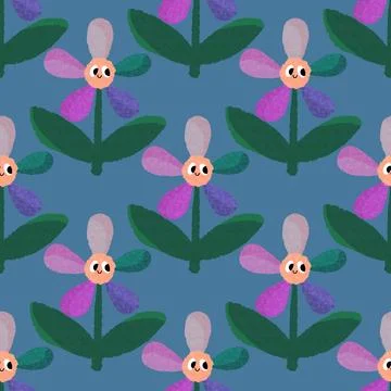 Easter seamless pattern with eggs for wallpaper and fabrics and textiles Stock Photos