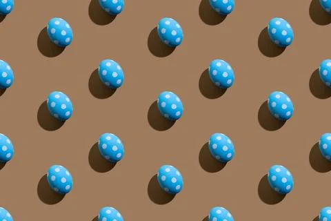 Easter seamless pattern festive banner holiday design 스톡 사진