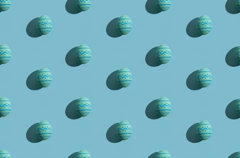 Easter seamless pattern festive banner holiday art Stockfoto's
