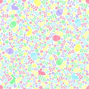Easter seamless pattern Stock Illustration