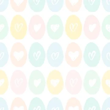 Easter Seamless Pattern Illustrazione stock
