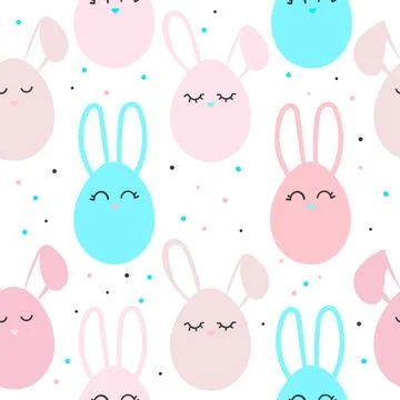 Easter seamless pattern Stock Illustration