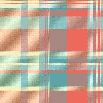 Easter seamless pattern tartan, cowboy plaid background vector. Club check .. 库存插图