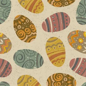 Easter seamless pattern. vector, eps10 Illustration