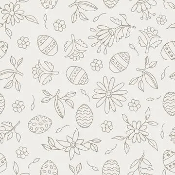 Easter season seamless pattern background 스톡 일러스트