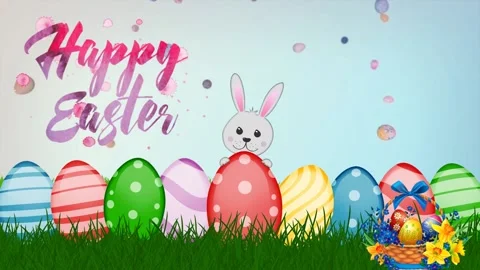 Easter Set 17 - Virtual Green Screen Bac... | Stock Video | Pond5