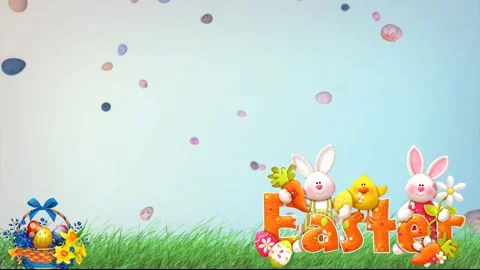 Easter Set 19 - Virtual Green Screen Bac... | Stock Video | Pond5