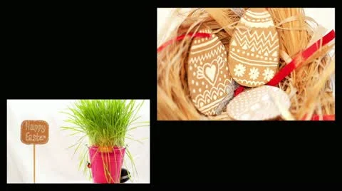Easter set of beautiful footage Stock Footage 21993627