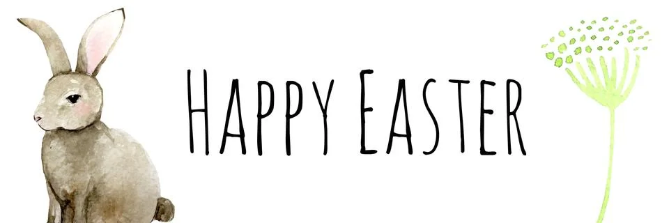 Easter set. Hand drawn illustrations Stock Illustration