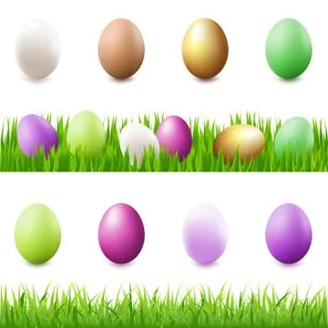 Easter set Stock Illustration