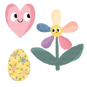 Easter set pattern with eggs for wallpaper and fabrics and textiles Fotos de archivo