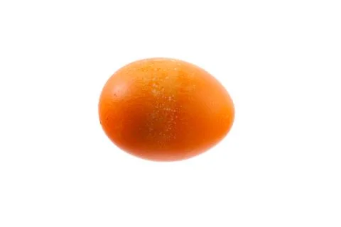Easter: Single Red Dyed Easter Egg Stock Photos