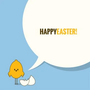 Easter social media concept background Stock Illustration