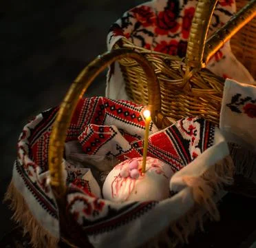 Easter spring atmosphere in Ukraine Stock Photos