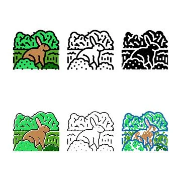 Easter spring color diversity icon vector Stock Illustration
