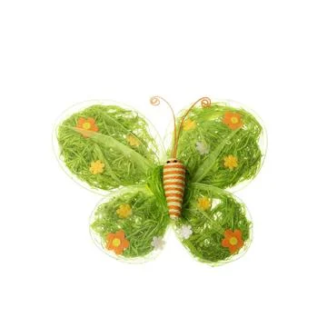 Easter spring decoration Easter spring decoration, isolated on white Copyr... Stock Photos