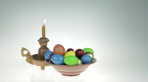 Easter still life. Stock Footage 47935289