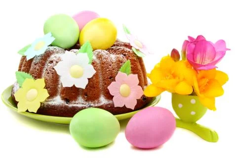 Easter still life. Stock Photos