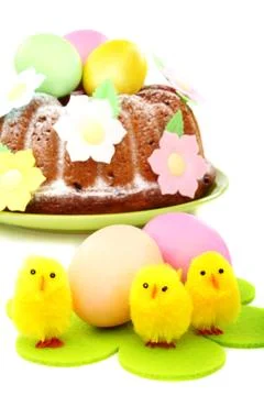 Easter still life. Stock Photos