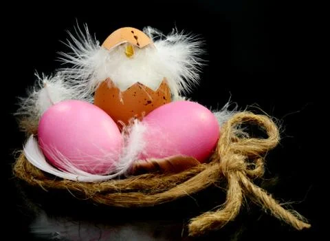 Easter still life. Stock Photos