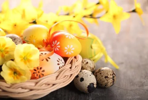 Easter still life Stock Photos