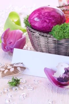 Easter still life Stock Photos