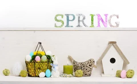 Easter still life Stock Photos