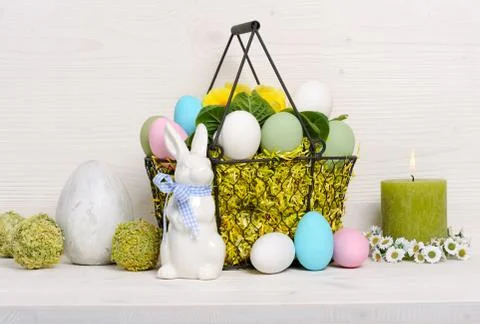 Easter still life Stock Photos