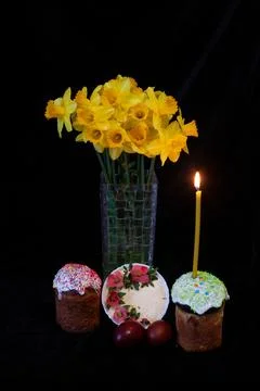 Easter still life Stock Photos