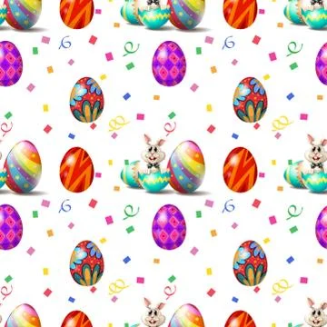 An Easter Sunday seamless design 库存插图