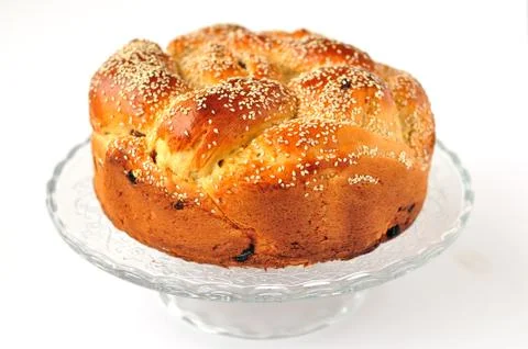 Easter Sweet Bread Stock Photos