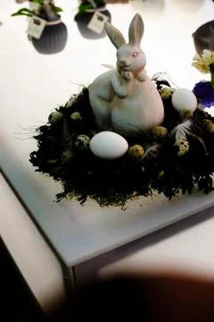 Easter Table Decoration Foto stock