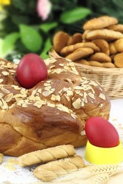 Easter table Stock Photos