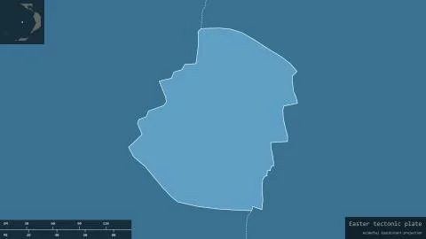 Easter tectonic plate - composition. Patterned solids with lakes and rivers イラスト素材