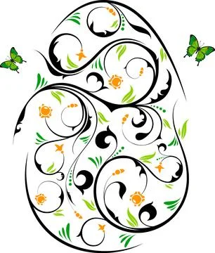 Easter theme Stock Illustration