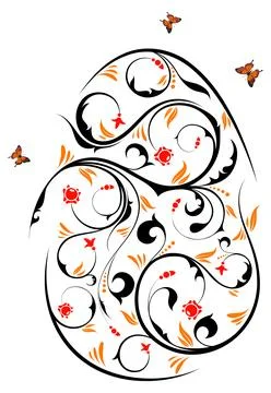 Easter theme Stock Illustration