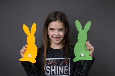 Easter time happiness Foto stock