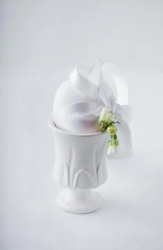 Easter Time on white background Stock Photos