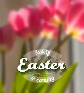 Easter vector background Stock Illustration