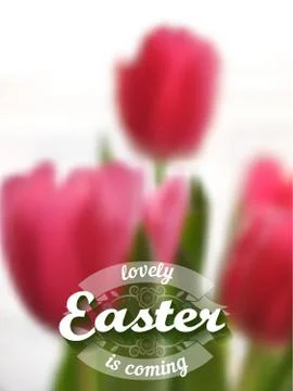 Easter vector background Illustrazione stock