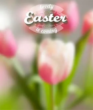 Easter vector background Stock Illustration