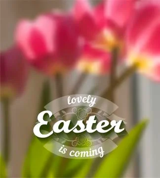 Easter vector background Stock Illustration