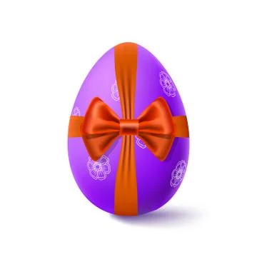 Easter vector illustration with egg Stock Illustration