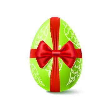 Easter vector illustration with egg Stock Illustration