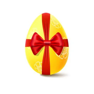 Easter vector illustration with egg Stock Illustration